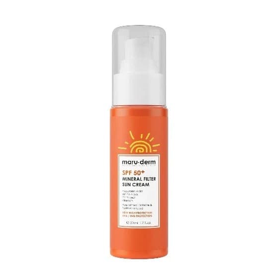 MARUDERM MINERAL FILTER SUN CREAM SPF 50+ - 50ML | ماروديرم واقي شمسي فيزيائي SPF50+ - 50 مل
