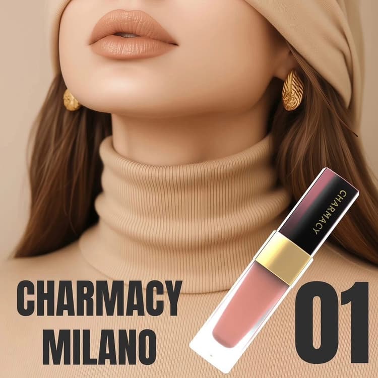 CHARMACY MILANO STUNNING LONGSTAY LIQUID LIP - 5.6ML | جارمسي ميلانو أحمر شفاه طويل الأمد مات