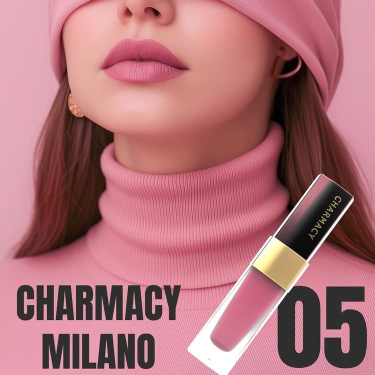 CHARMACY MILANO STUNNING LONGSTAY LIQUID LIP - 5.6ML | جارمسي ميلانو أحمر شفاه طويل الأمد مات05