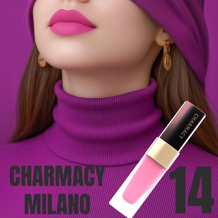 CHARMACY MILANO STUNNING LONGSTAY LIQUID LIP - 5.6ML | جارمسي ميلانو أحمر شفاه طويل  ‎الأمد مات 14